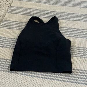 Black Halter Crop Top